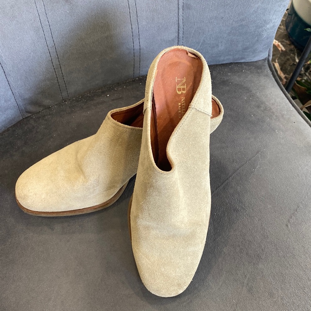 Womens Natalie Bland mule tan 8